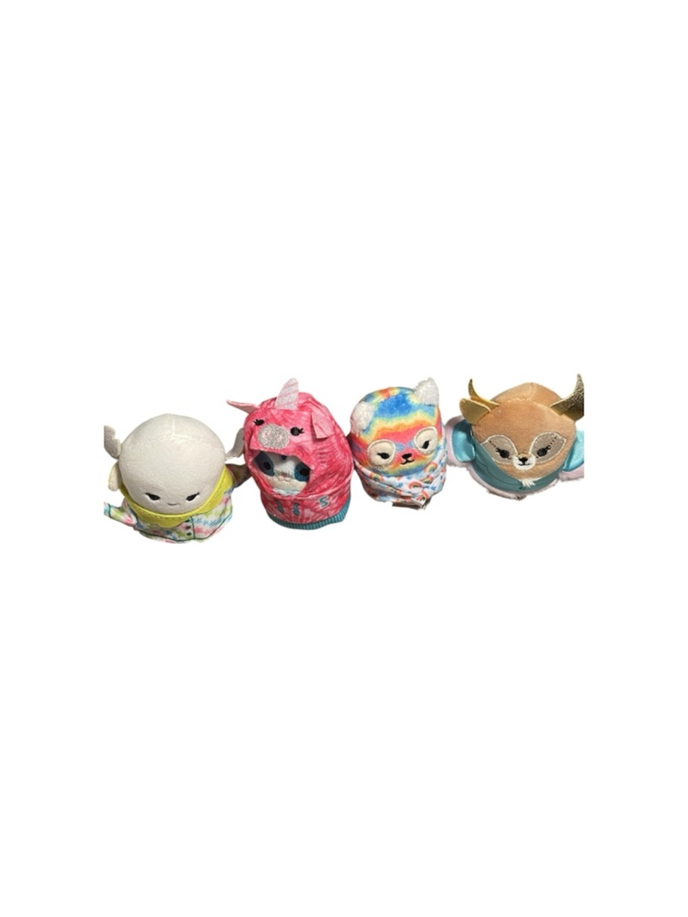 4pc collectible Squishmallows Squishville Mini Plush toys